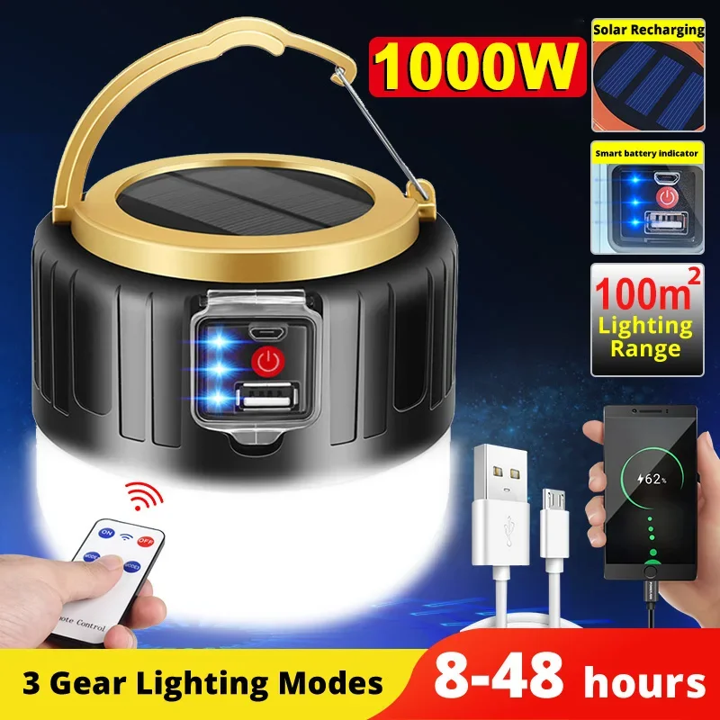 Outdoor Power Outlet Solar - LED 태양 캠핑 라이트 보조베터리 캠핑