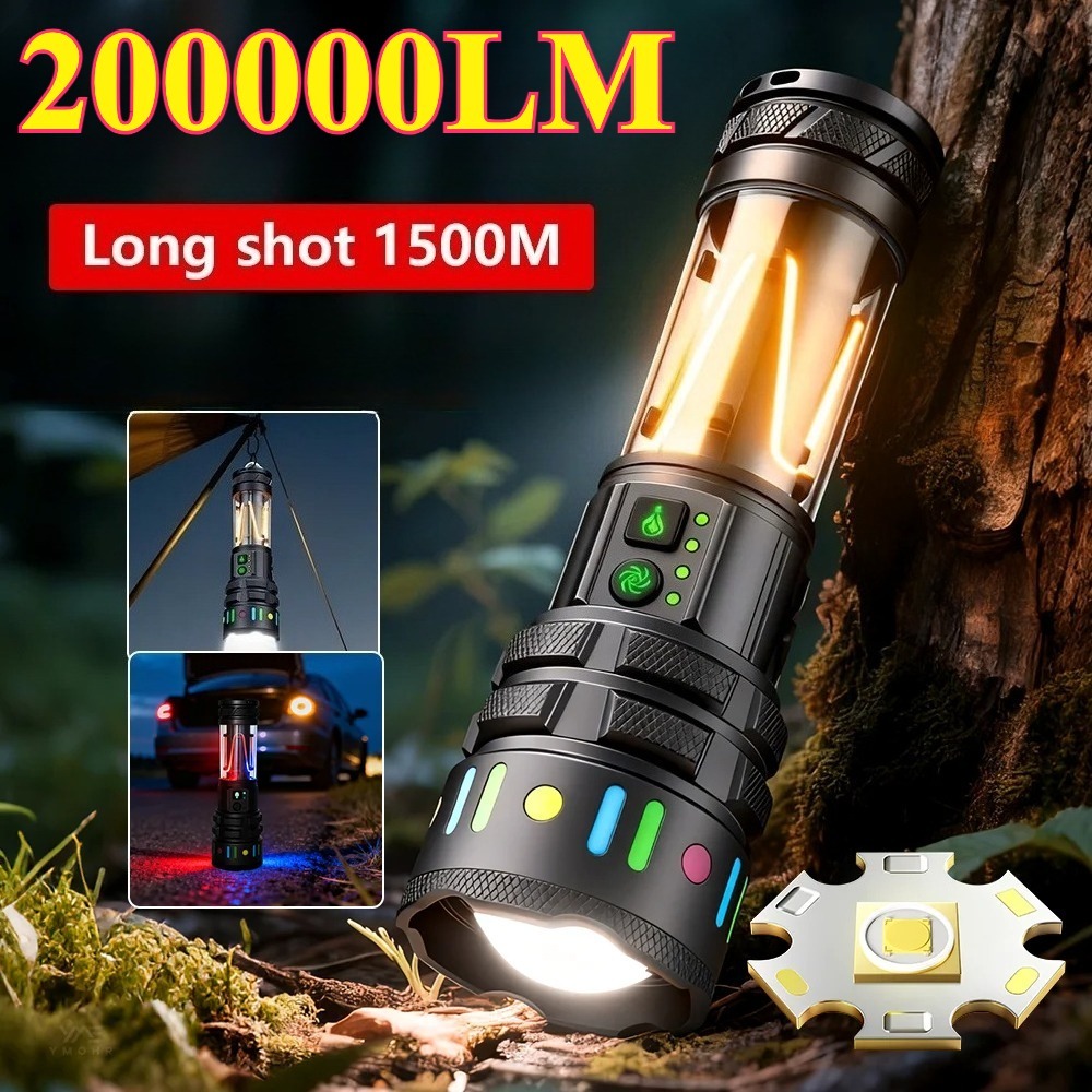 Outdoor Power For Lights - 강력한 초고휘도 LED 손전등, C타입 고속