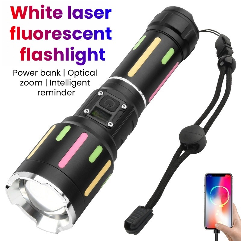 Outdoor Power For Lights - 고출력 백색광 형광 손전등 충전식 줌