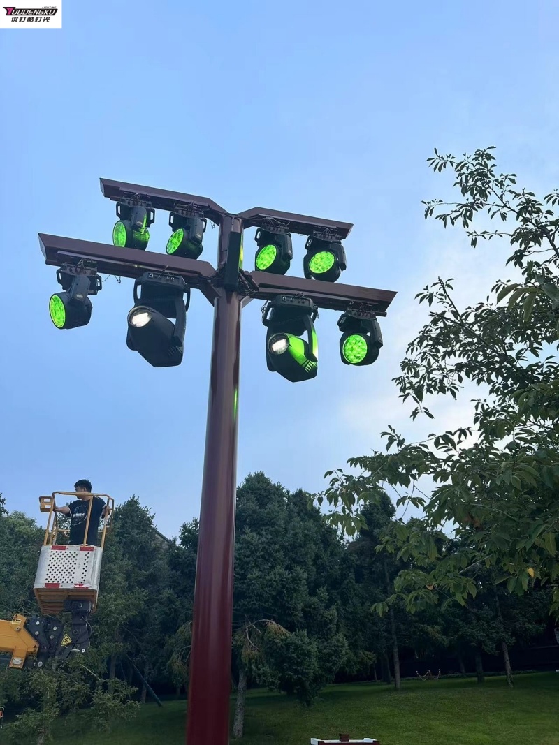 Outdoor Power Head - 1개의 전문가용 BeamWash 강력하고 컴팩트한 IP65