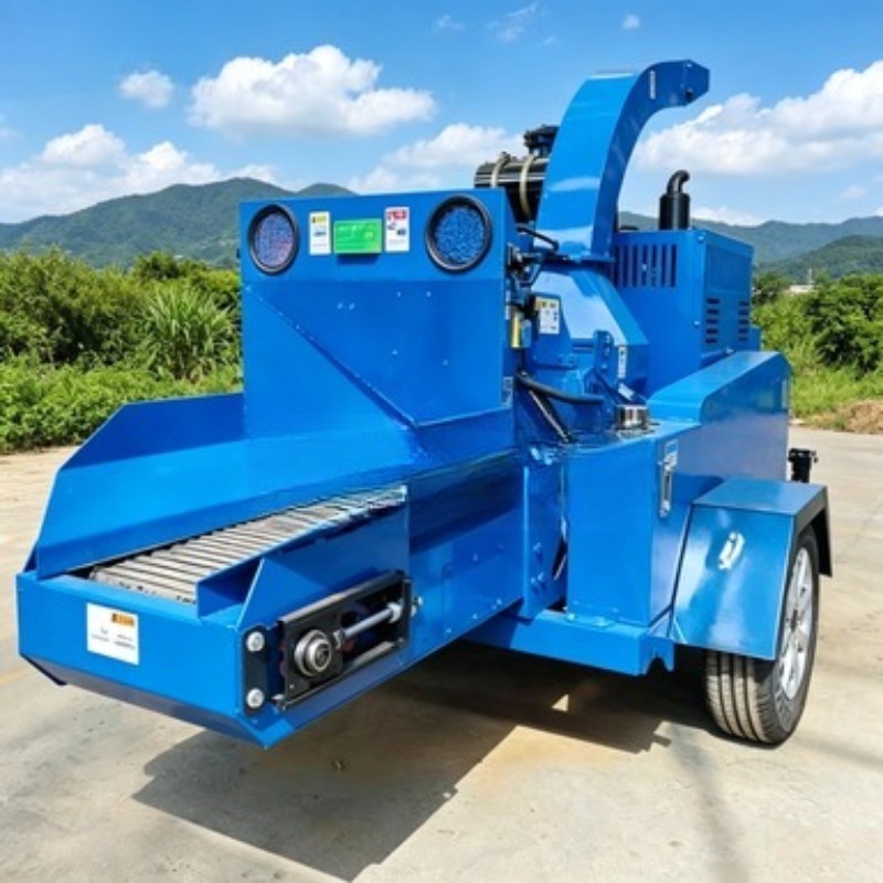 Garden Shredder Chipper - 6인치 산업용 목재 파쇄기, 정원용 대나무