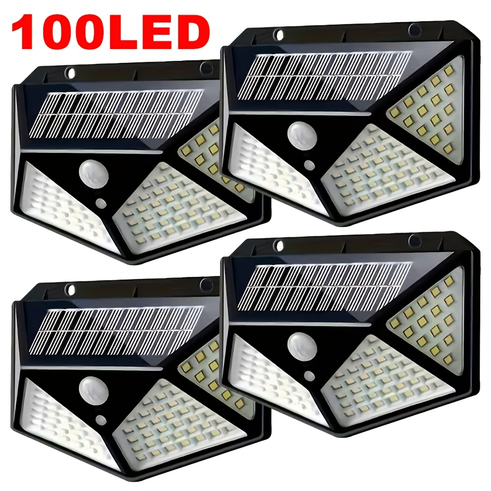 Outdoor Powerwall - 100LED 야외 태양광 정원등, 모션 센서