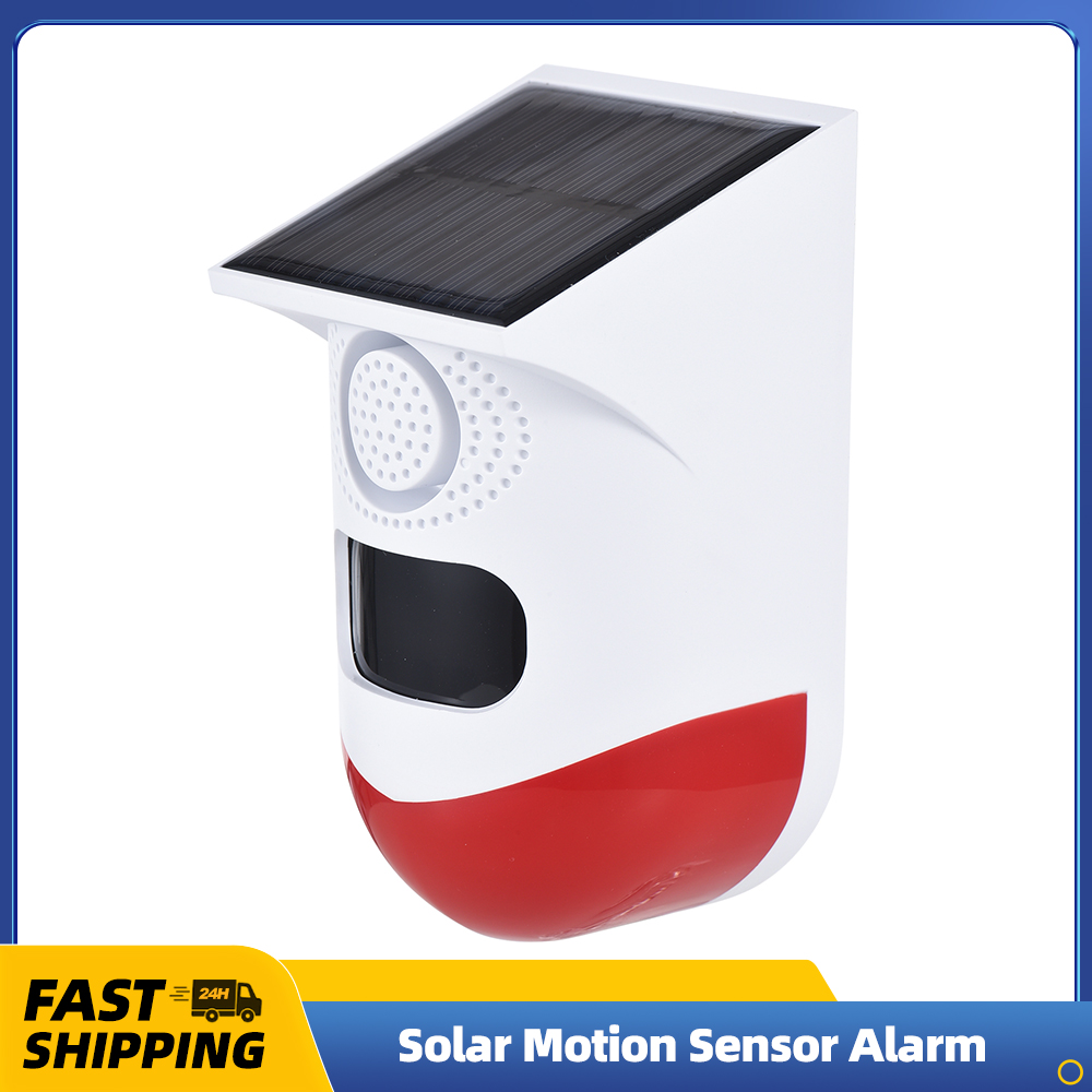 Outdoor Power Outlet Solar - 태양 모션 센서 알람 야외 120dB