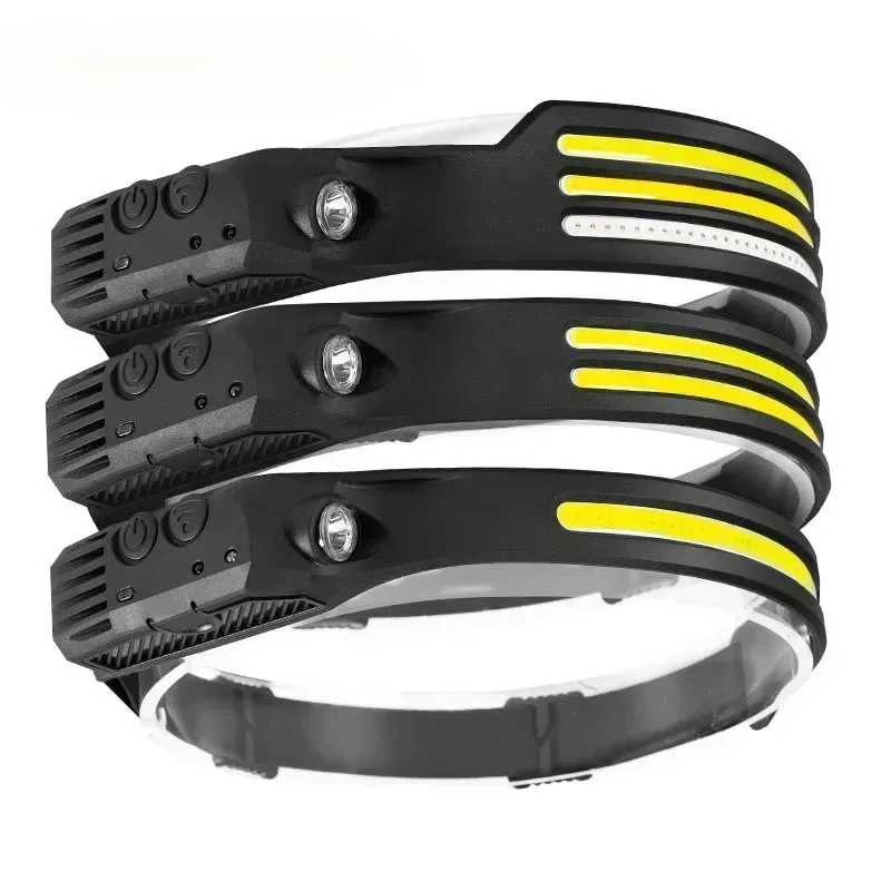 Outdoor Power Head - KDULIT 고출력 LED 헤드 손전등, USB