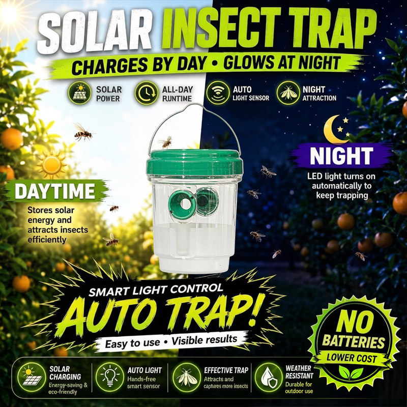 태양광 과일 파리 트랩 정원 과수원 소형 날벌레 트랩  - Outdoor Power Outlet Solar 리뷰 및 가격