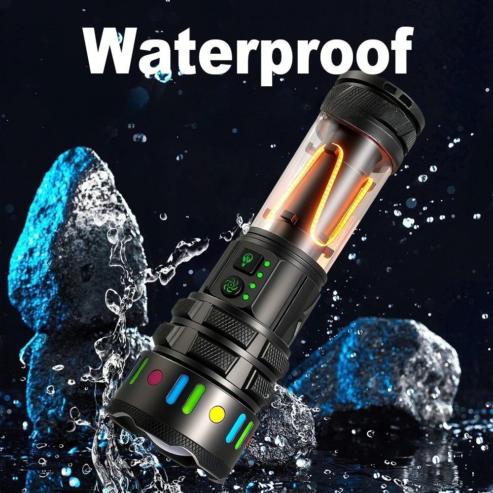 강력한 초고휘도 LED 손전등, C타입 고속 충전식 휴 - Outdoor Power For Lights 리뷰 및 가격