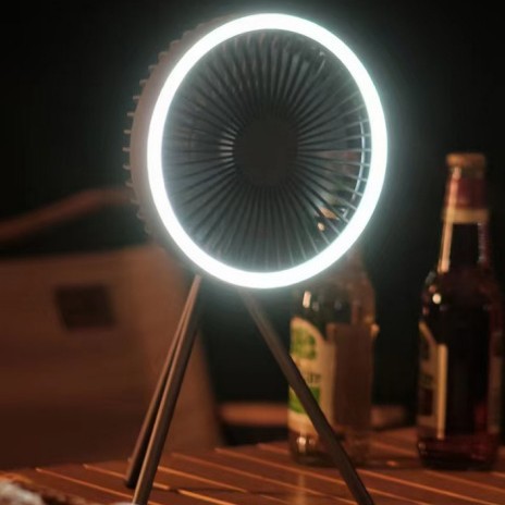 휴대용 캠핑 선풍기 LED 조명 삼각대 스탠드 포함 텐 - Outdoor Power Point 리뷰 및 가격