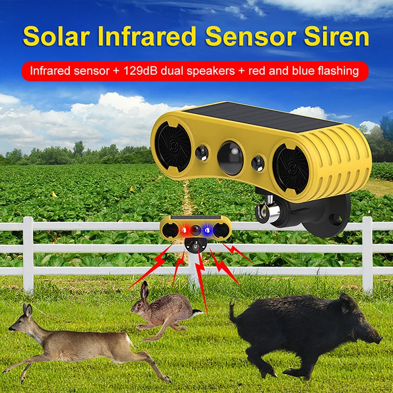 태양광 모션 센서 알람 LED 적색 및 청색 스트로브  - Outdoor Power Point 리뷰 및 가격
