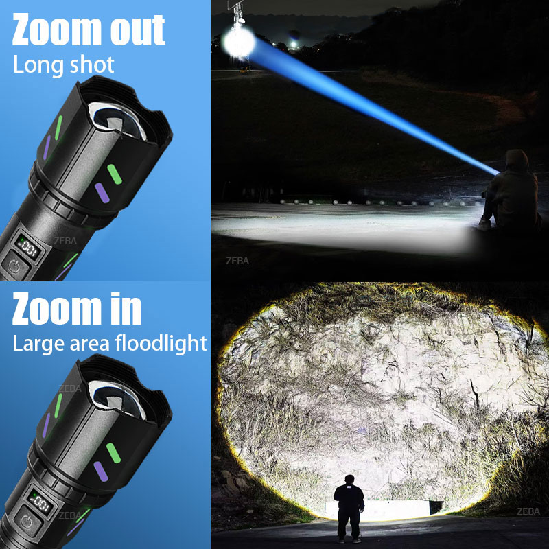 100000 LM 군사 전술 Firestarter 손전 - Outdoor Power For Lights 리뷰 및 가격