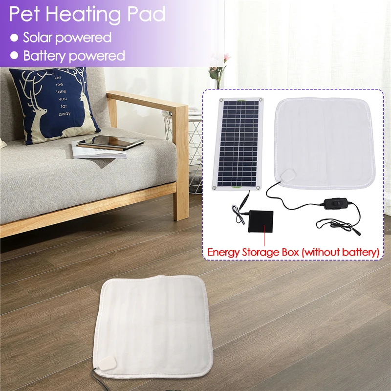 태양 전지 패널 전원 전기 난방 담요, 겨울 고양이 개 - Outdoor Power Heater 리뷰 및 가격