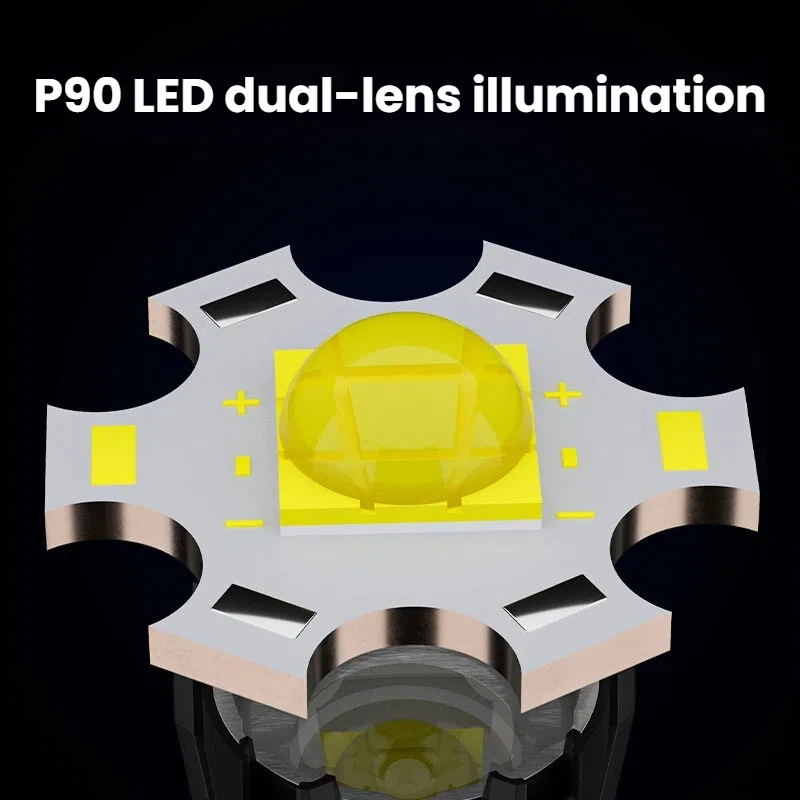 고출력 P90 LED 손전등 TYPE-C 충전식 줌 스 - Outdoor Power Inc 리뷰 및 가격