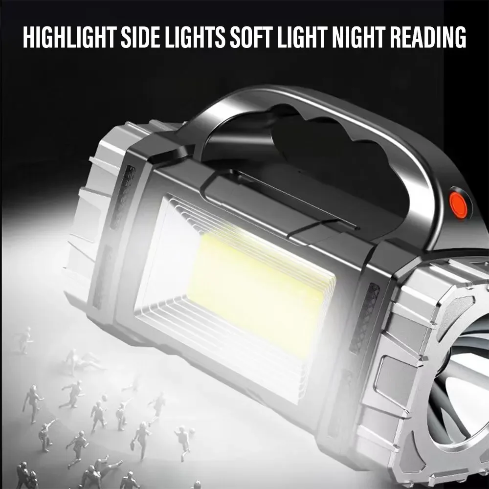 새로운 업그레이드 충전식 고출력 태양광 LED 손전등, - Outdoor Power Outlet Solar 리뷰 및 가격