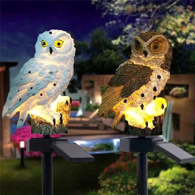 태양광 올빼미 조각상 정원등 LED 방수 야외 장식 ( - Outdoor Power Outlet Solar 리뷰 및 가격
