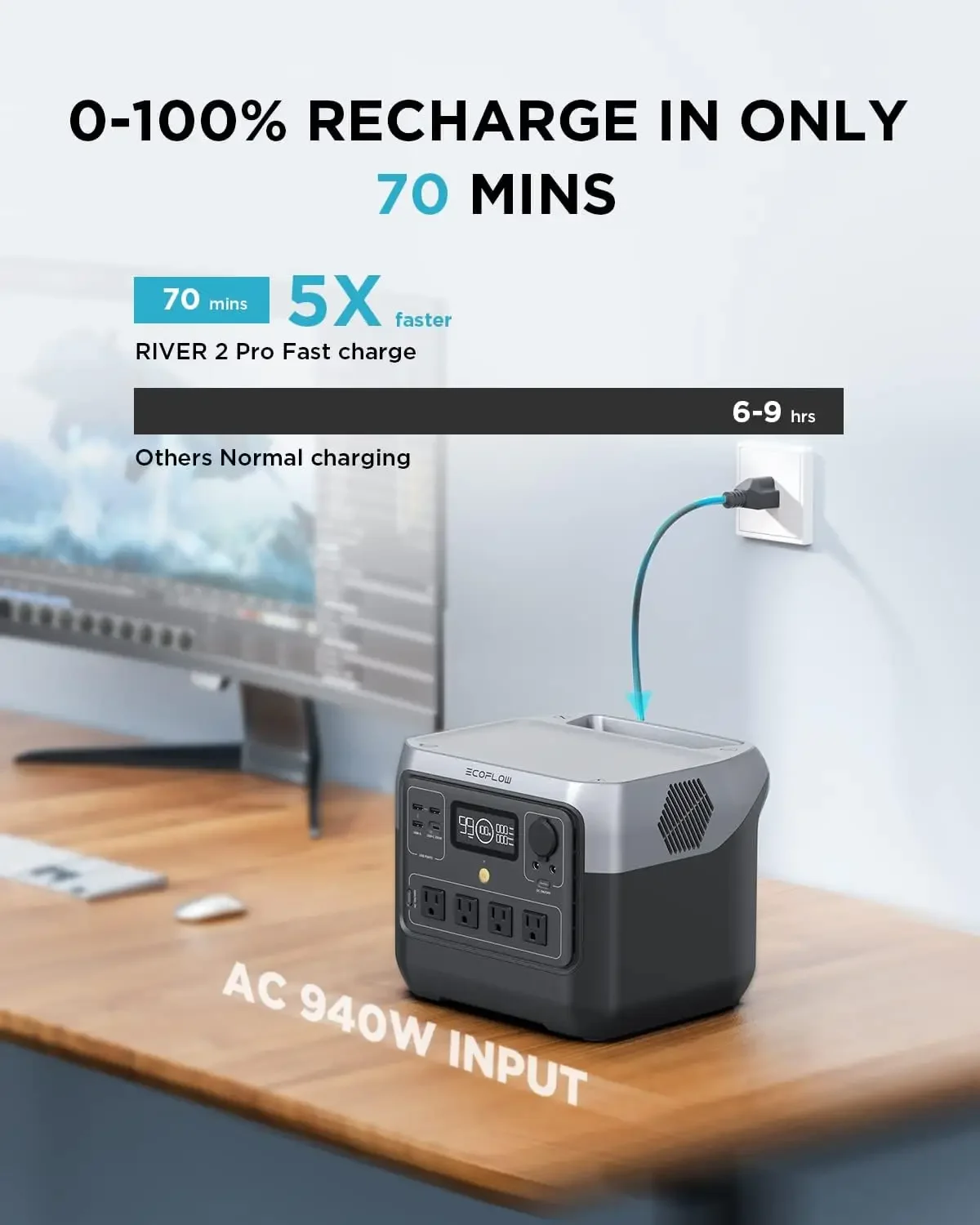 EF ECOFLOW 휴대용 파워스테이션 RIVER 2  - Outdoor Power Outlet Solar 리뷰 및 가격
