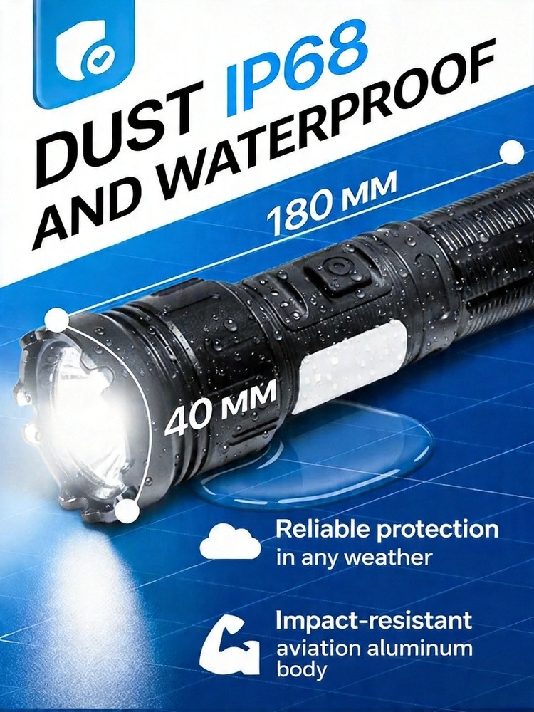 레이저 휴대용 손전등 충전식 18650 리튬폴리머 야외 - Outdoor Power Inc 리뷰 및 가격