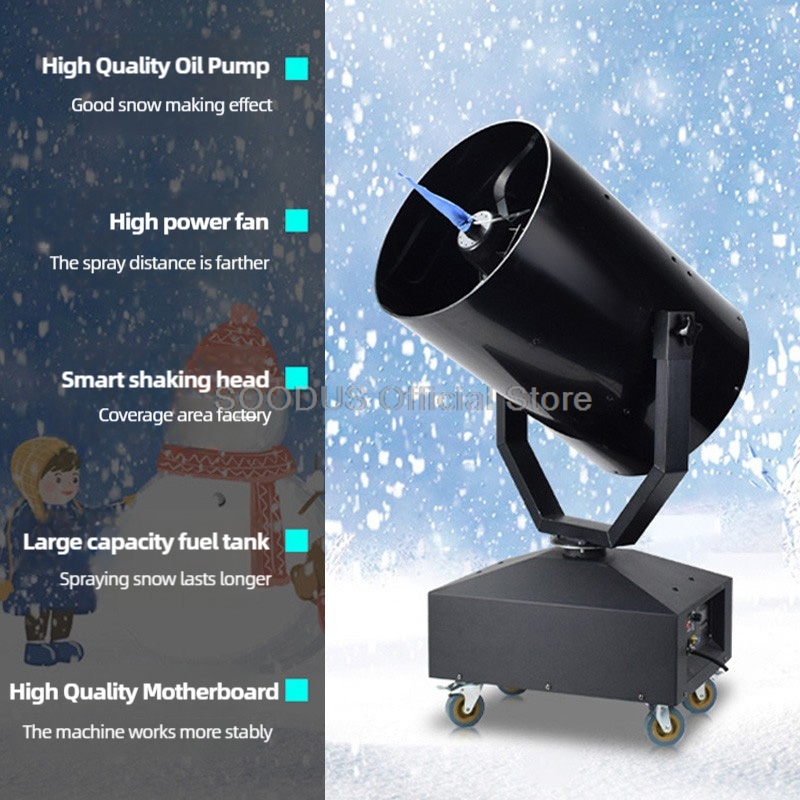 고출력 쉐이킹 스노우 머신 야외 인공 눈 제조기 눈송이 - Outdoor Power Head 리뷰 및 가격