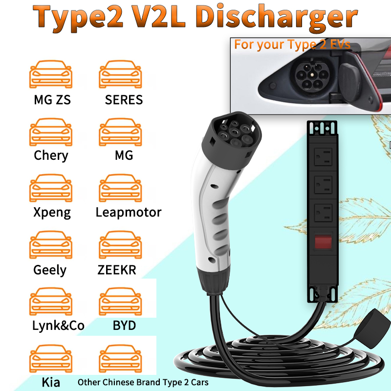 WUFEN 휴대용 타입 2 V2L 케이블 16A 전원  - Outdoor Power Inc 리뷰 및 가격