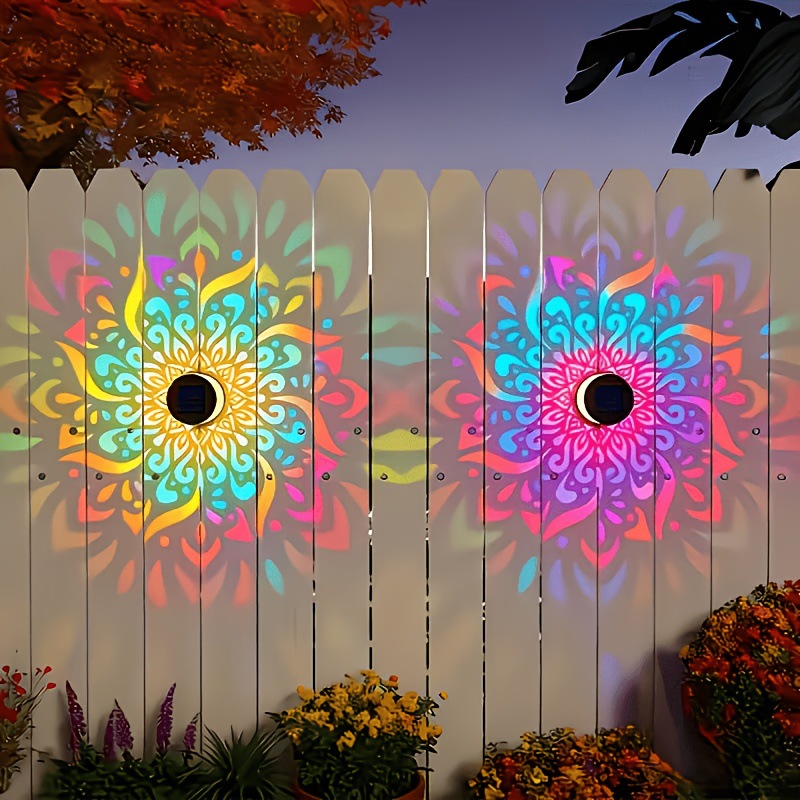 태양광 LED 벽등 만다라 프로젝션 랜턴 방수 야외 마 - Outdoor Powerwall 리뷰 및 가격