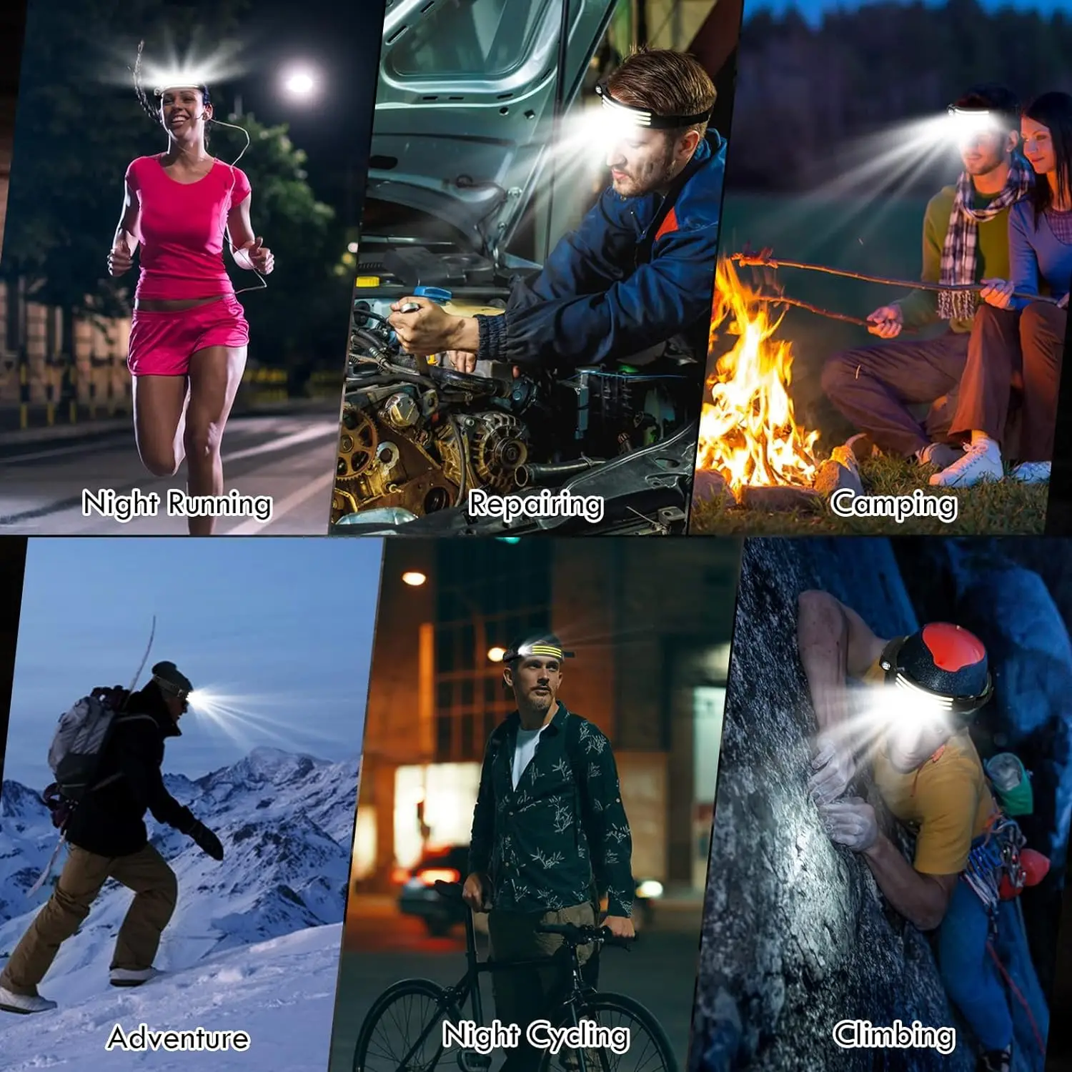 KDULIT 고출력 LED 헤드 손전등, USB 충전식 - Outdoor Power Head 리뷰 및 가격