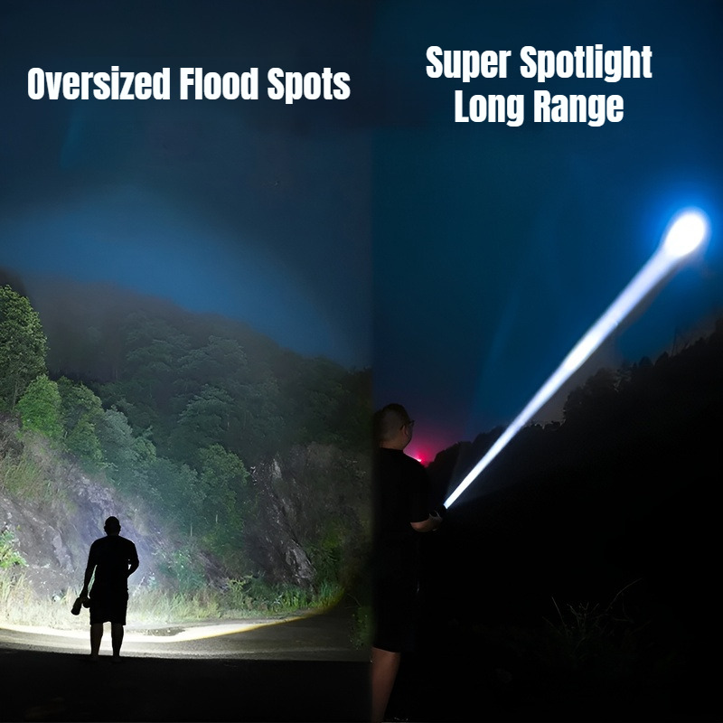 고출력 LED 손전등 강력한 TYPE-C 충전식 COB - Outdoor Power Inc 리뷰 및 가격