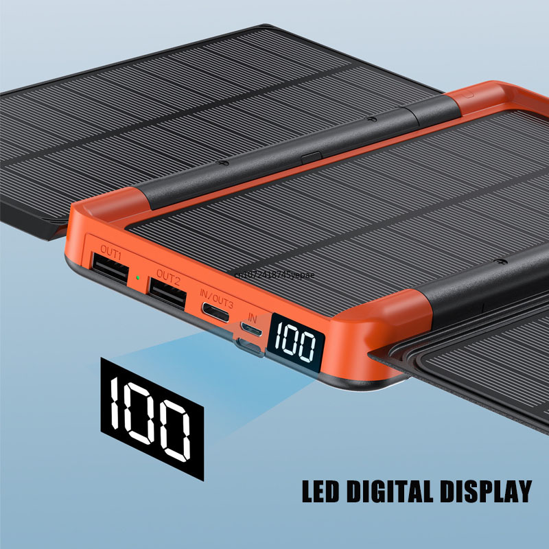 20000mAh 야외용 태양광 보조배터리, 3개의 태양 - Xiaomi Outdoor Power Supply 리뷰 및 가격