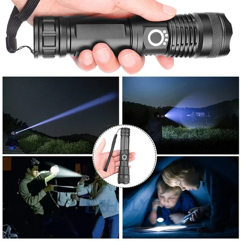 고출력 XHP70 LED 손전등 USB-C 충전식 토치 - Outdoor Power Inc 리뷰 및 가격