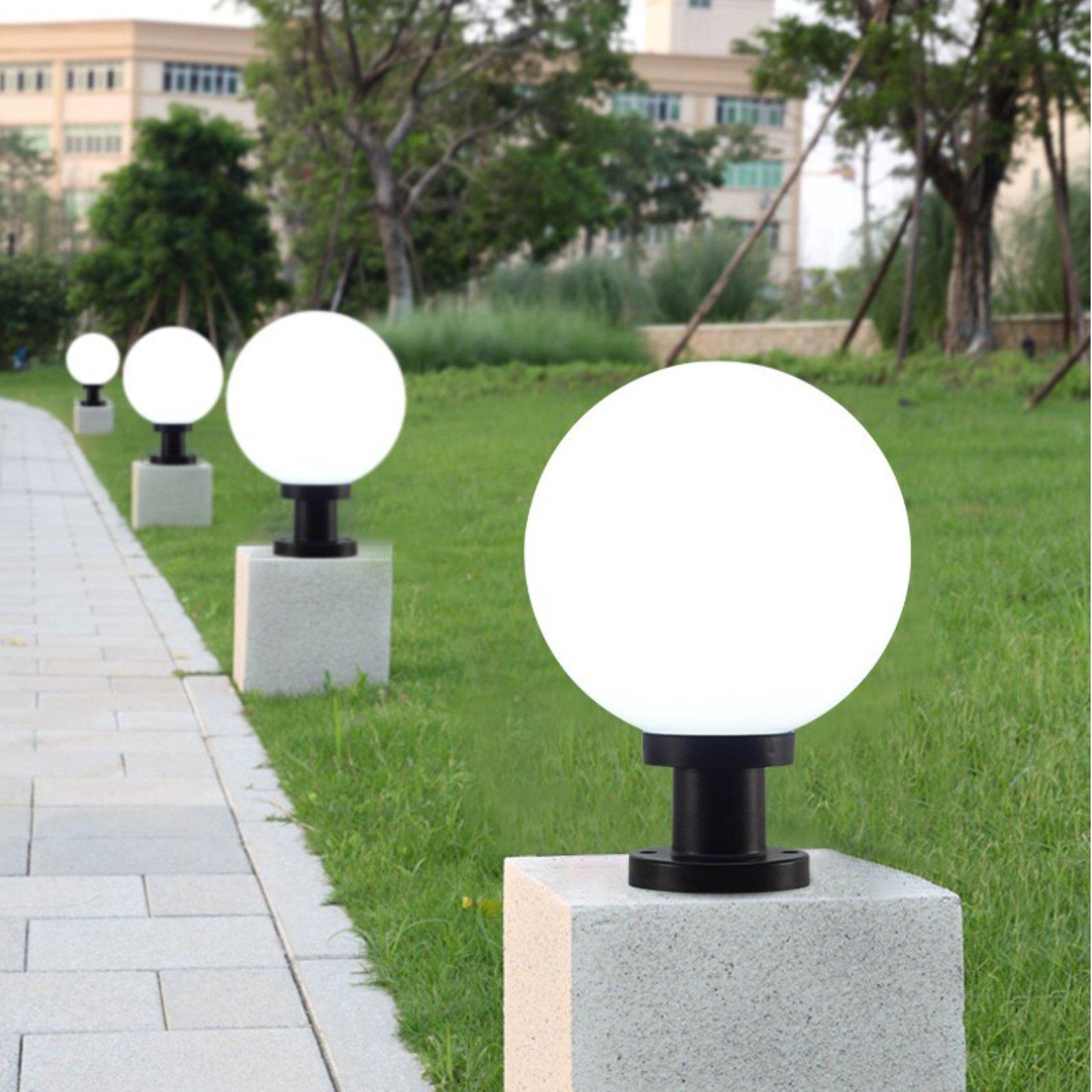 황혼부터 새벽까지 야외 조명 램프 구형 태양광 기둥 램 - Outdoor Power For Lights 리뷰 및 가격